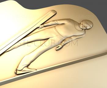 3D model High-speed ski jump (STL)